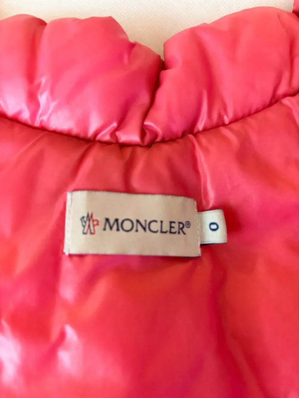 MONCLER Poldo Dog Couture Coat Down Jacket SIZE 0 PINK